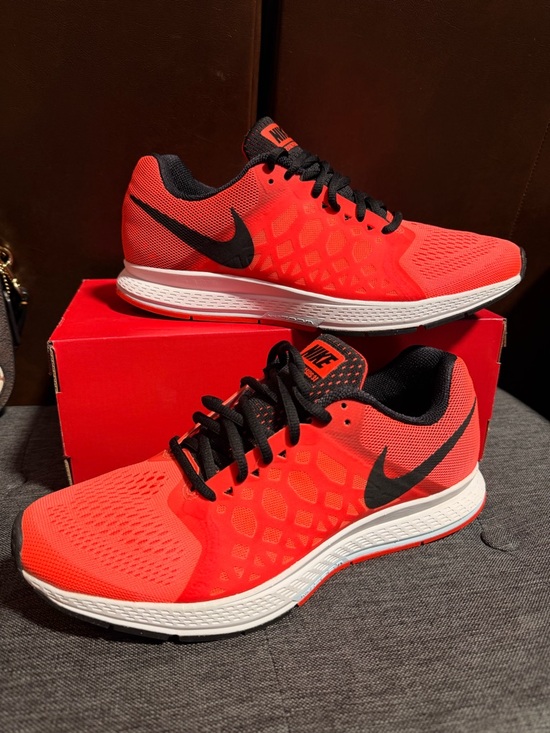 Nike Other - Nike Men’s Athletic Shoes - hot orange with Black Swoosh
